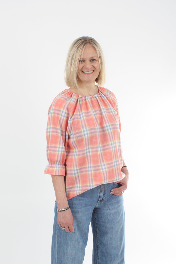 Cora Top - Check
