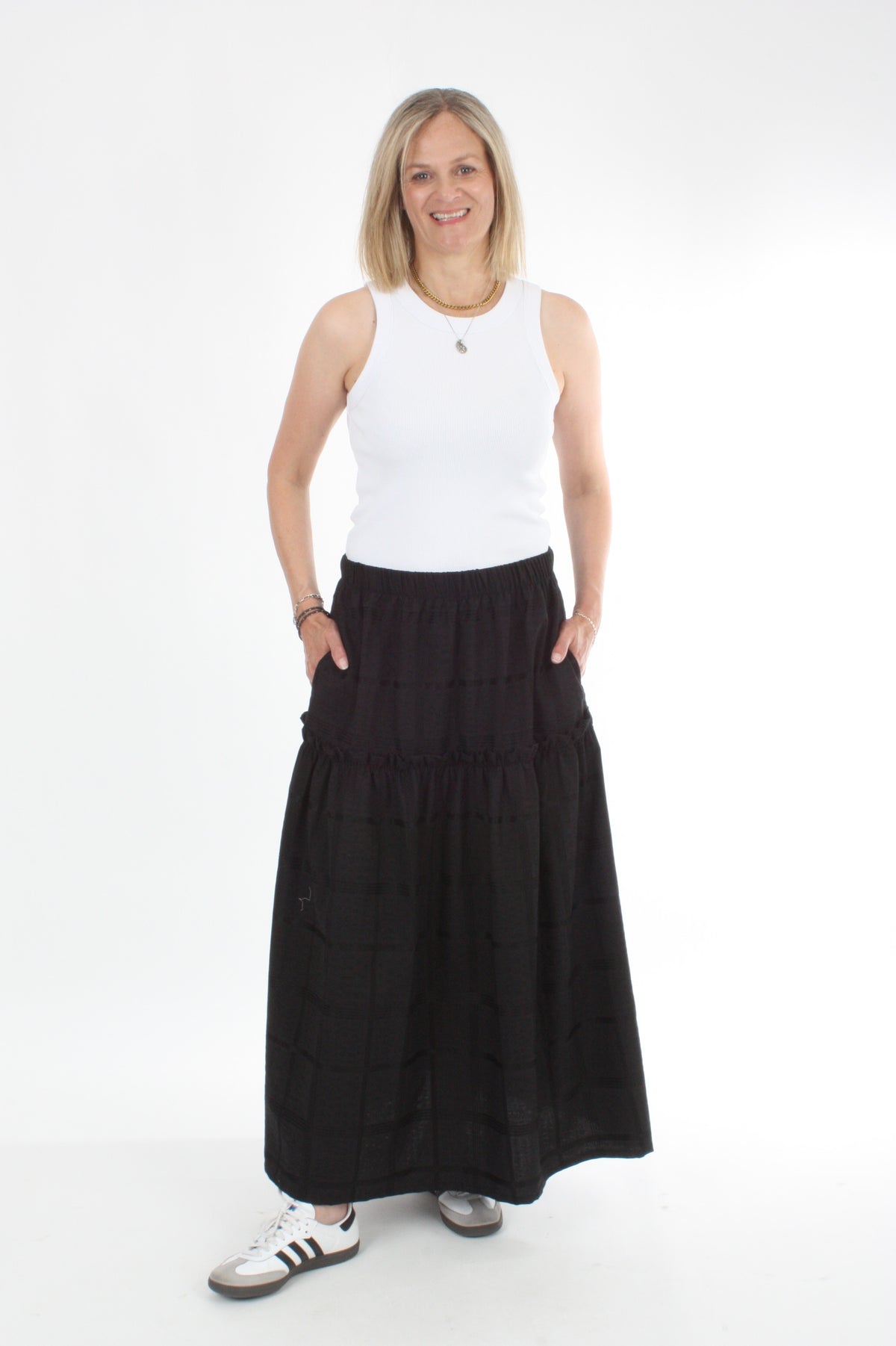 Tilly Skirt - Black Print