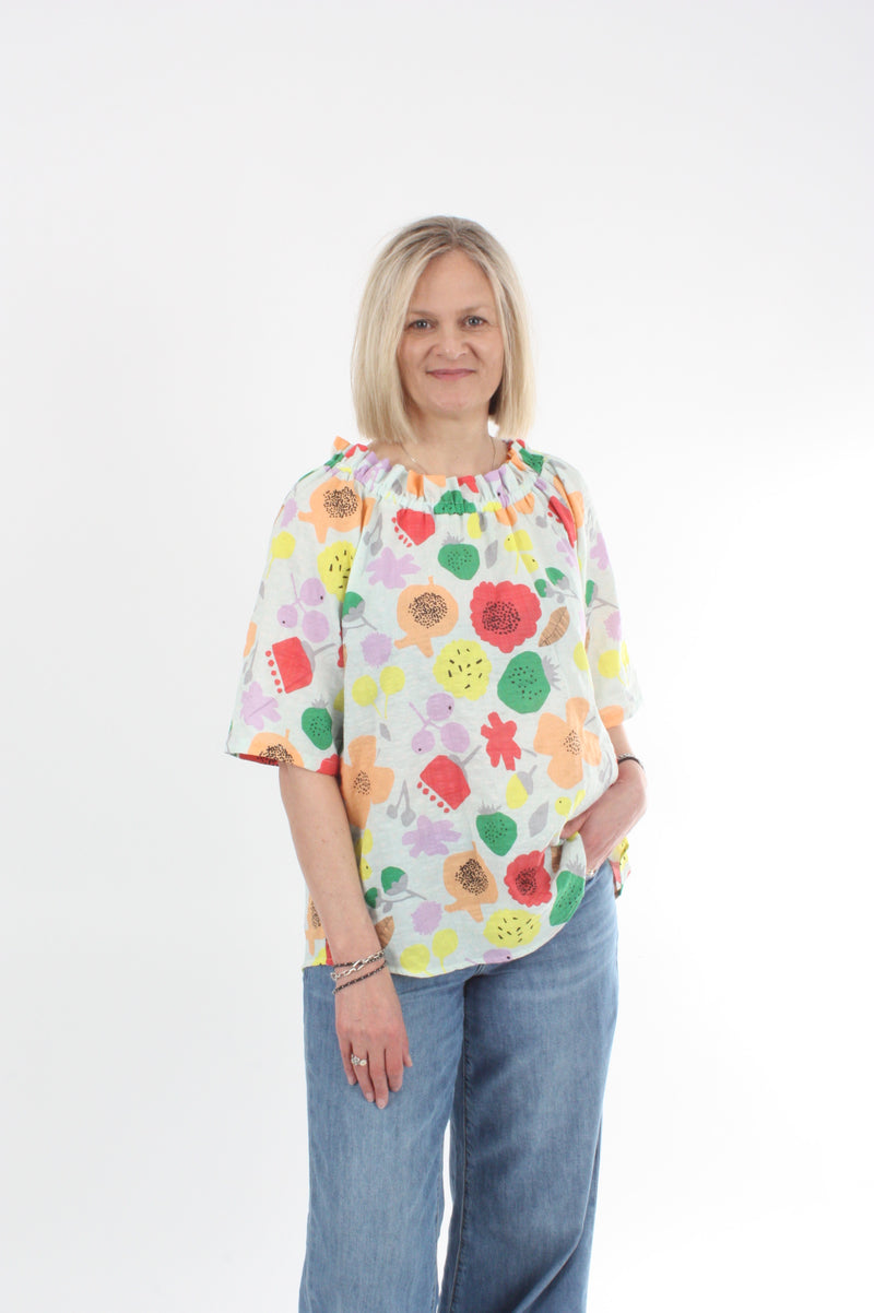 Flora Top - Floral Print
