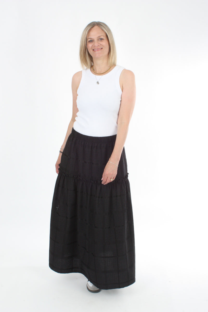 Tilly Skirt - Black Print