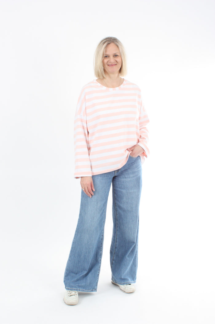 Tracee Top - Pink Stripe - Pre Order