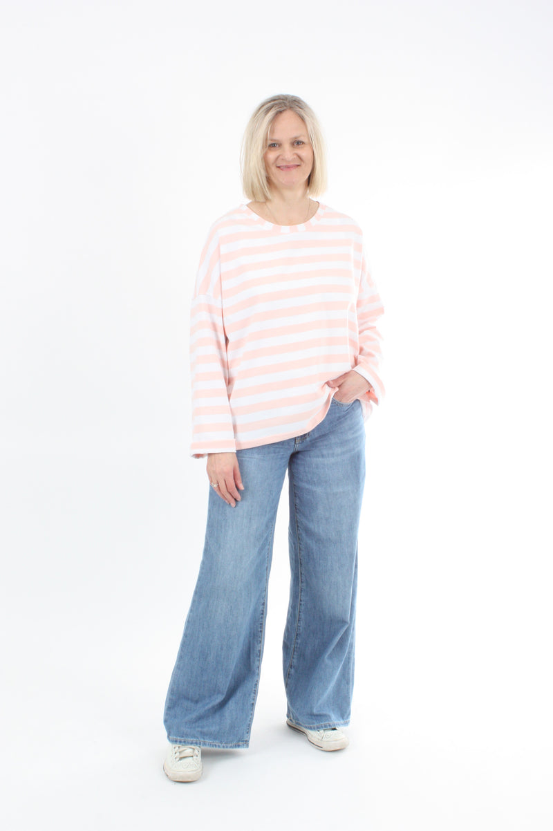 Tracee Top - Pink Stripe - Pre Order