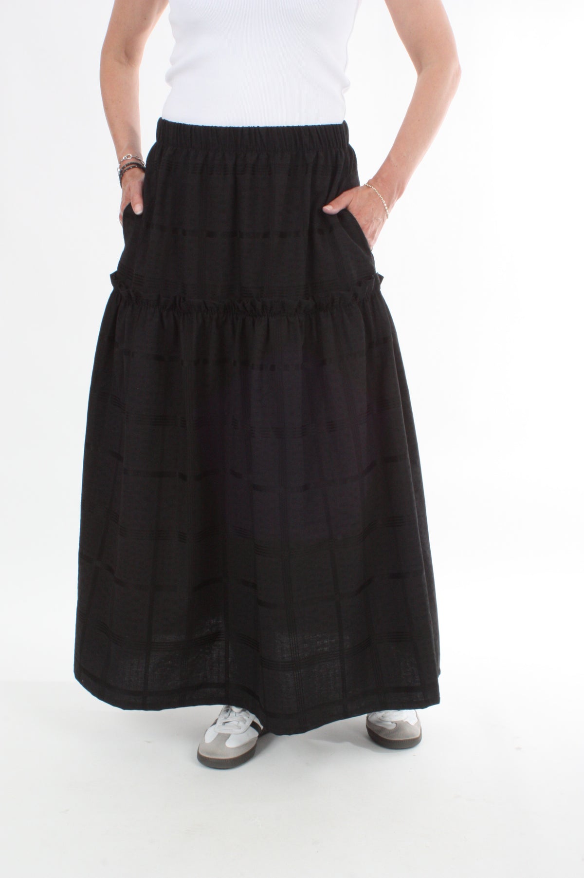 Tilly Skirt - Black Print