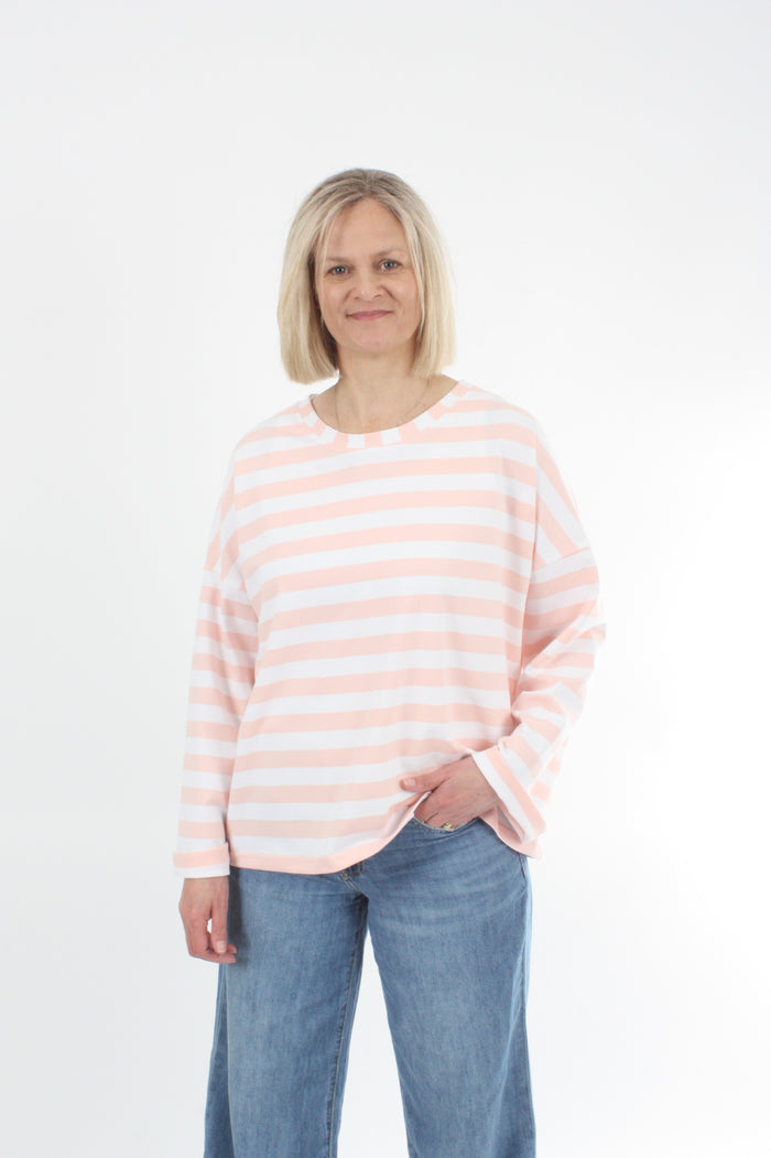 Tracee Top - Pink Stripe - Pre Order