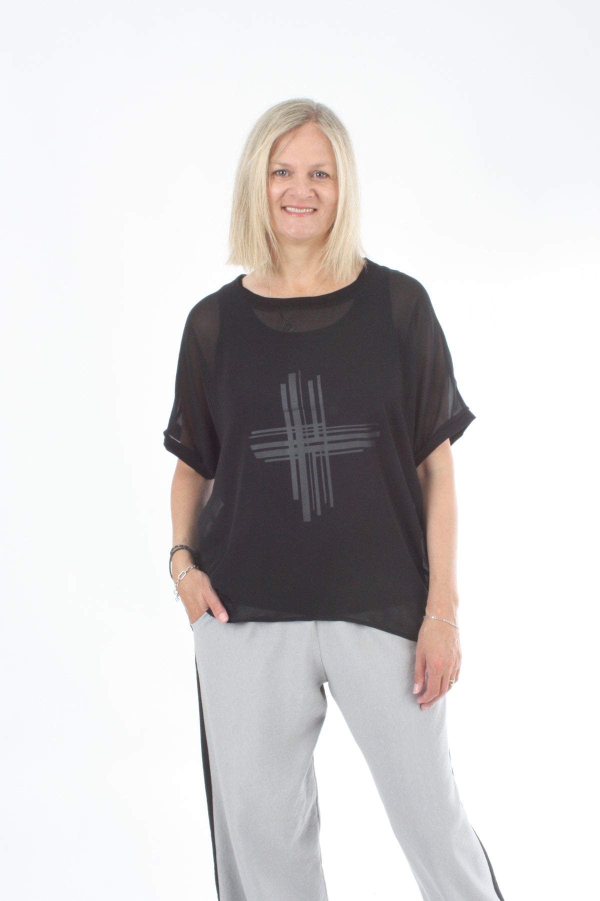 Zoey Top - Plain Black - Pre-Order