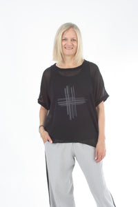 Zoey Top - Plain Black - Pre-Order