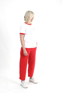Jayne Pants - Red Corduroy - Pre Order