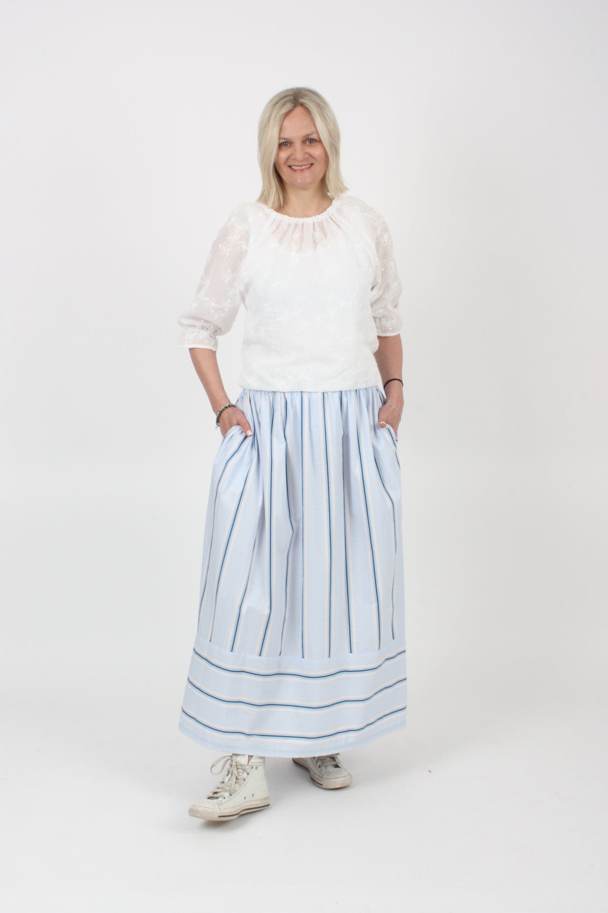 Nora Skirt - Pale Blue