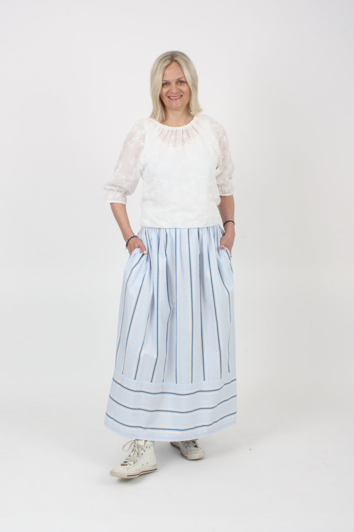 Nora Skirt - Pale Blue