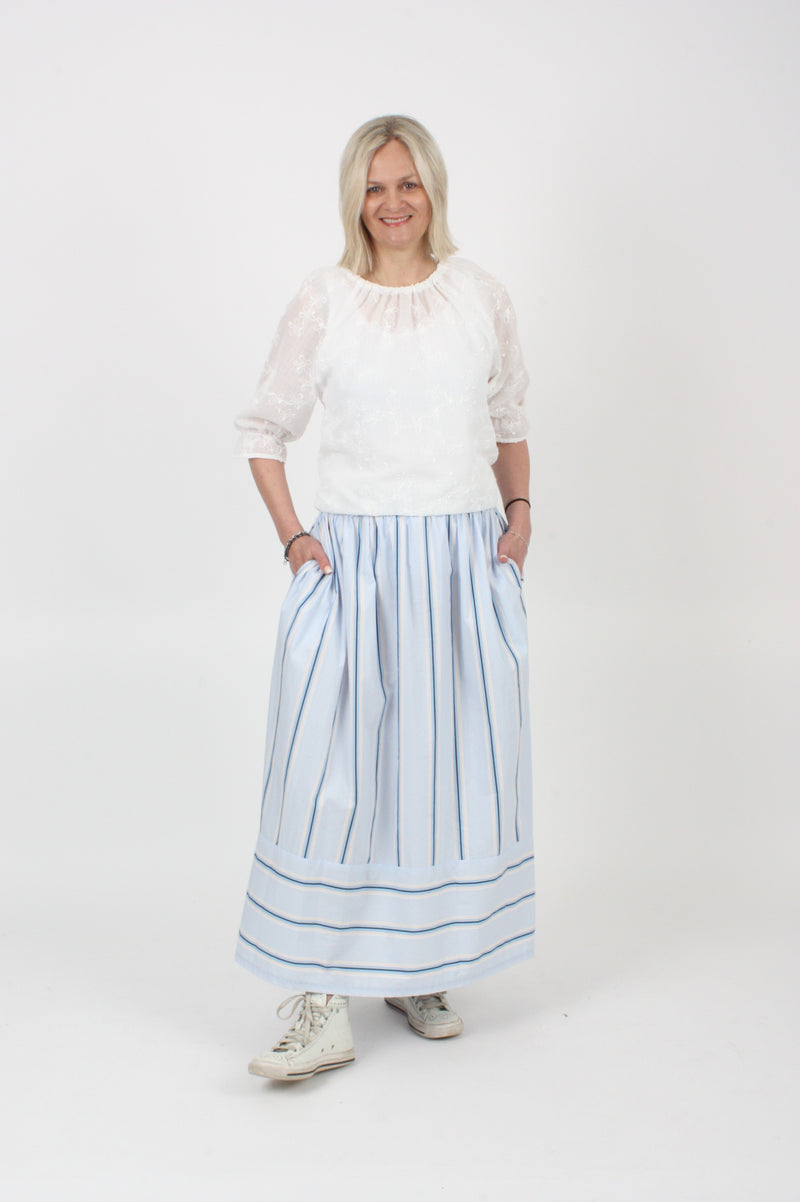 Nora Skirt - Pale Blue