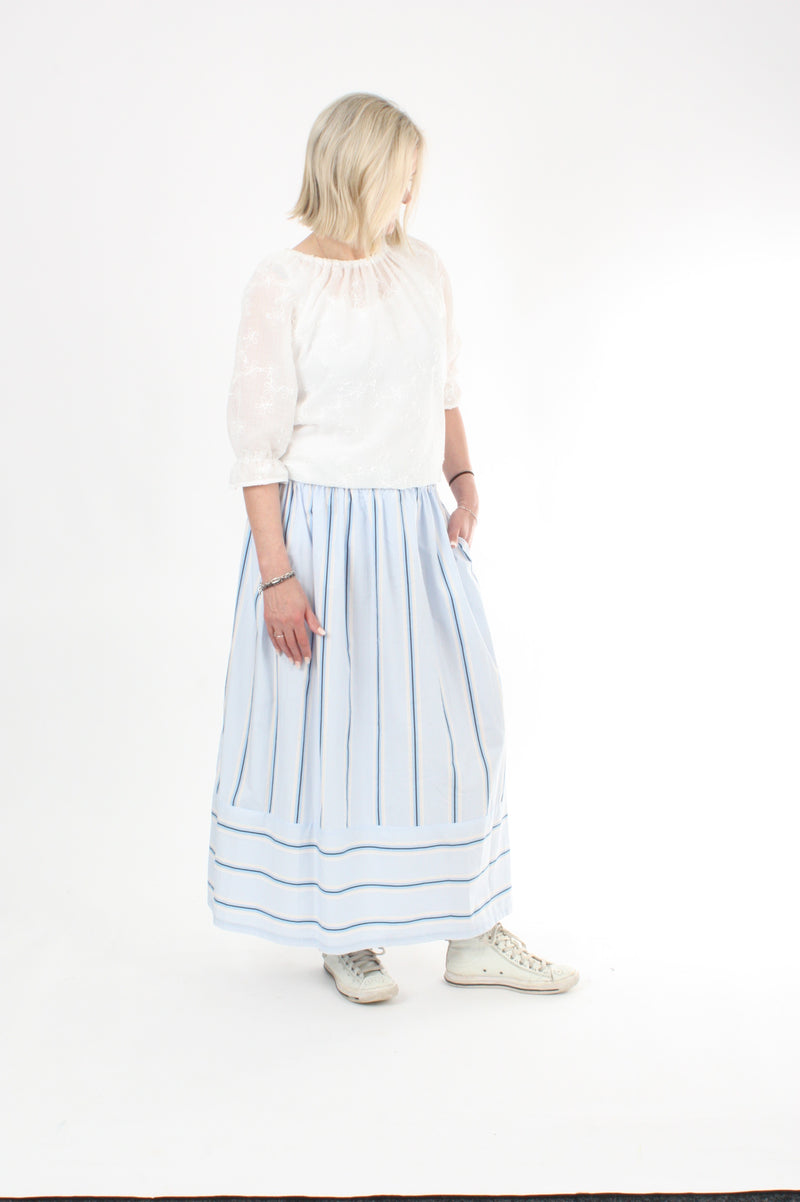 Nora Skirt - Pale Blue