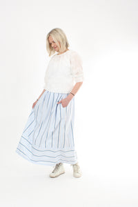 Nora Skirt - Pale Blue