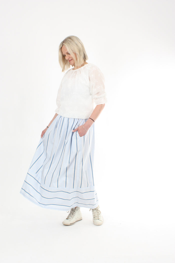Nora Skirt - Pale Blue