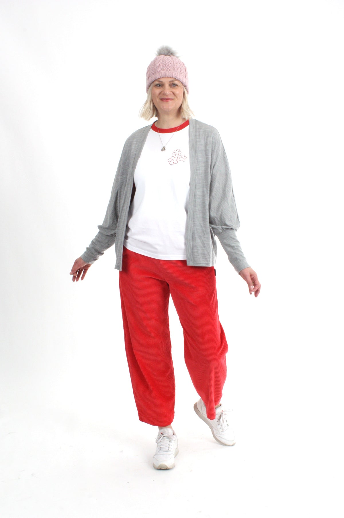 Jayne Pants - Red Corduroy - Pre Order