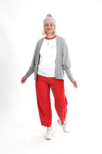 Jayne Pants - Red Corduroy - Pre Order