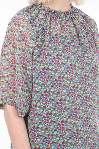 Emma Top - Ditsy Floral Chiffon