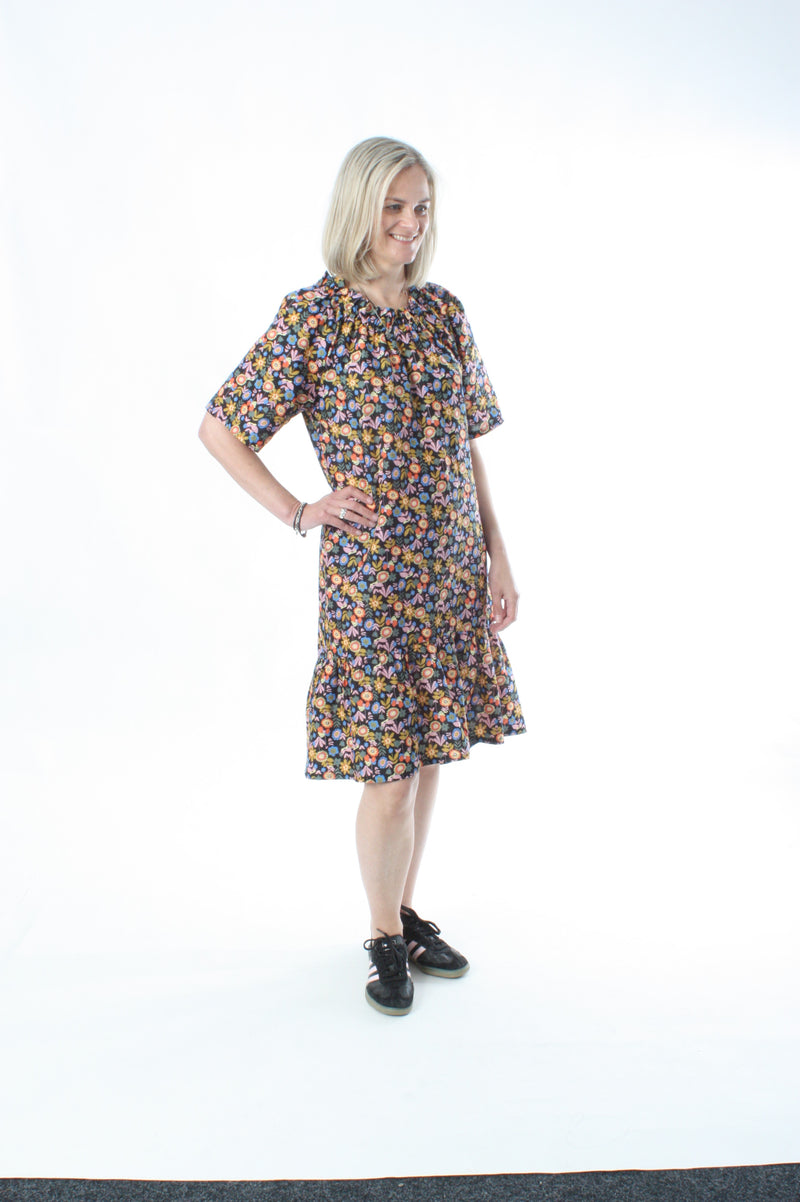 Flora Dress - Black Floral