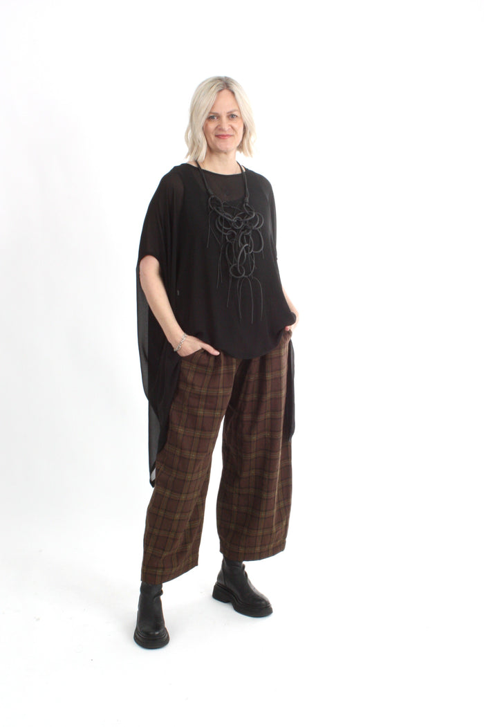 Baily Pants - Chocolate Check