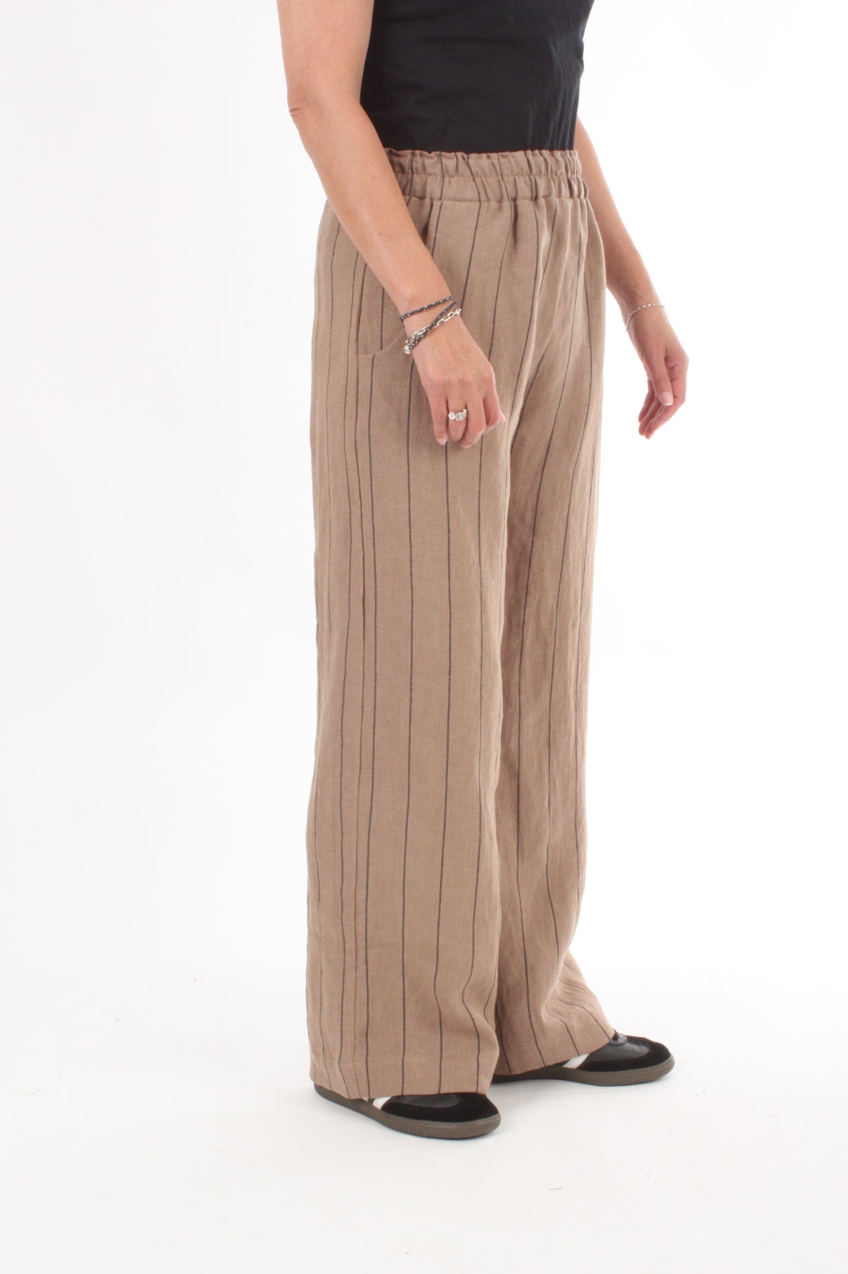 Lexi Pants - Linen - Toffee - Pre-Order