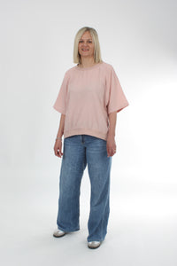 Harper Top - Pink - Short sleeve