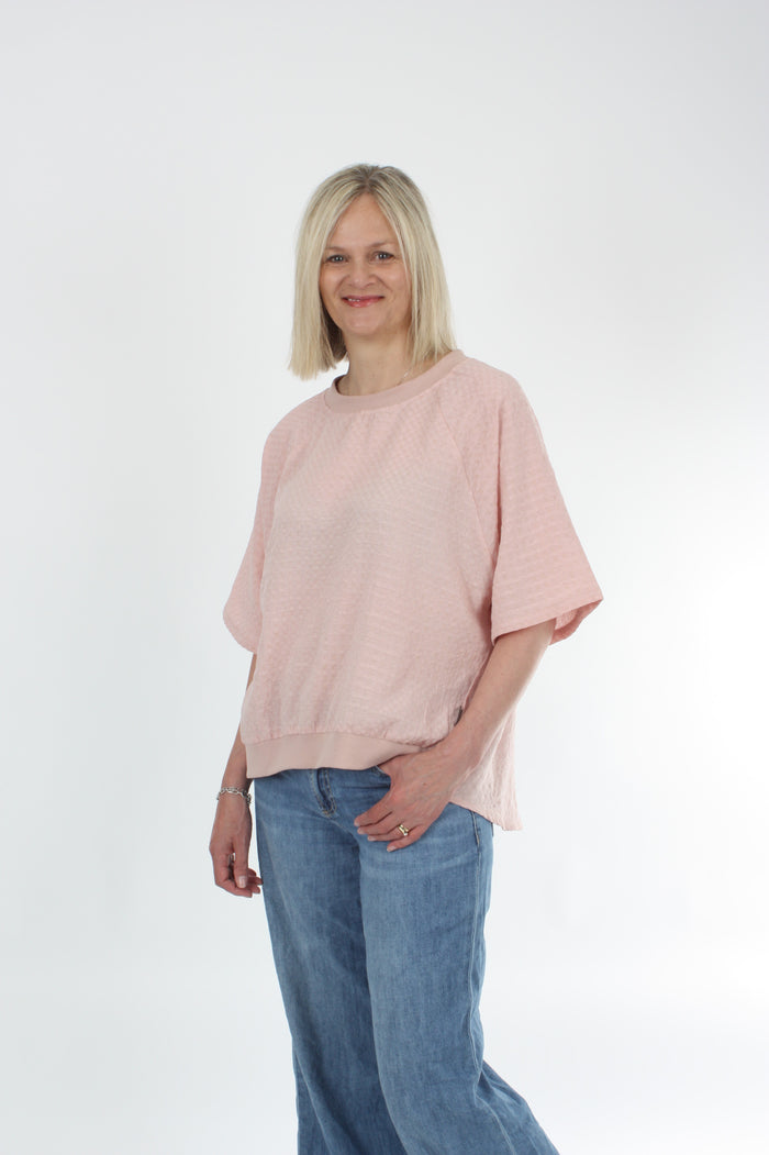 Harper Top - Pink - Short sleeve