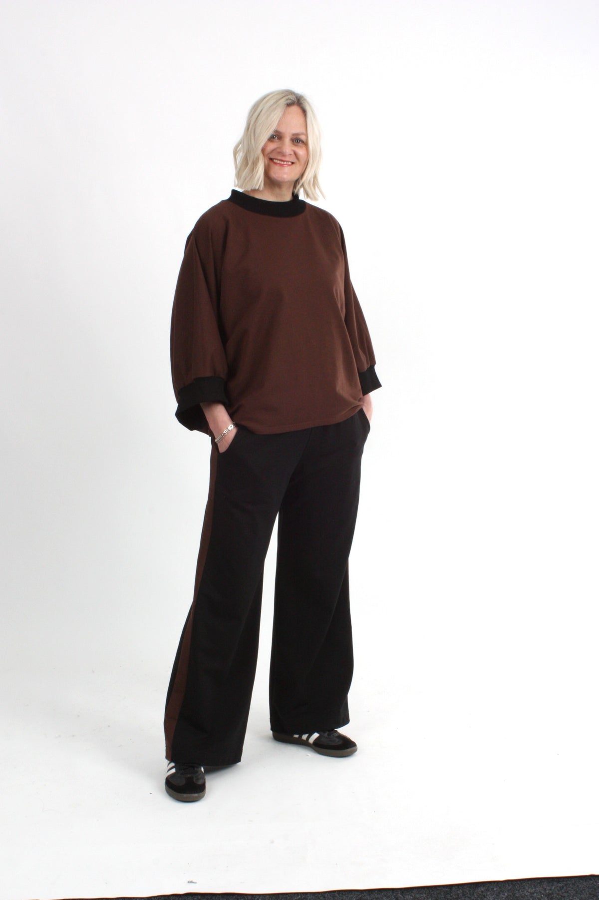 Sonia Top - Chocolate Plain - Pre Order