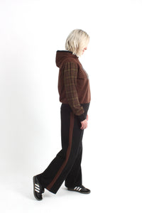 Holly Hoodie - Chocolate Check - Pre Order