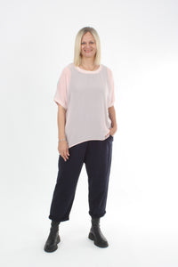 Zoey Top - Pink and Blue