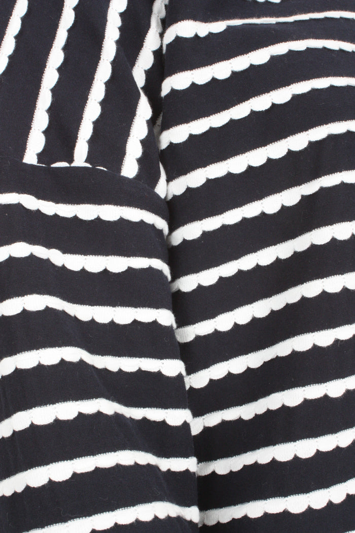 Tracee Top - Navy and White Stripe