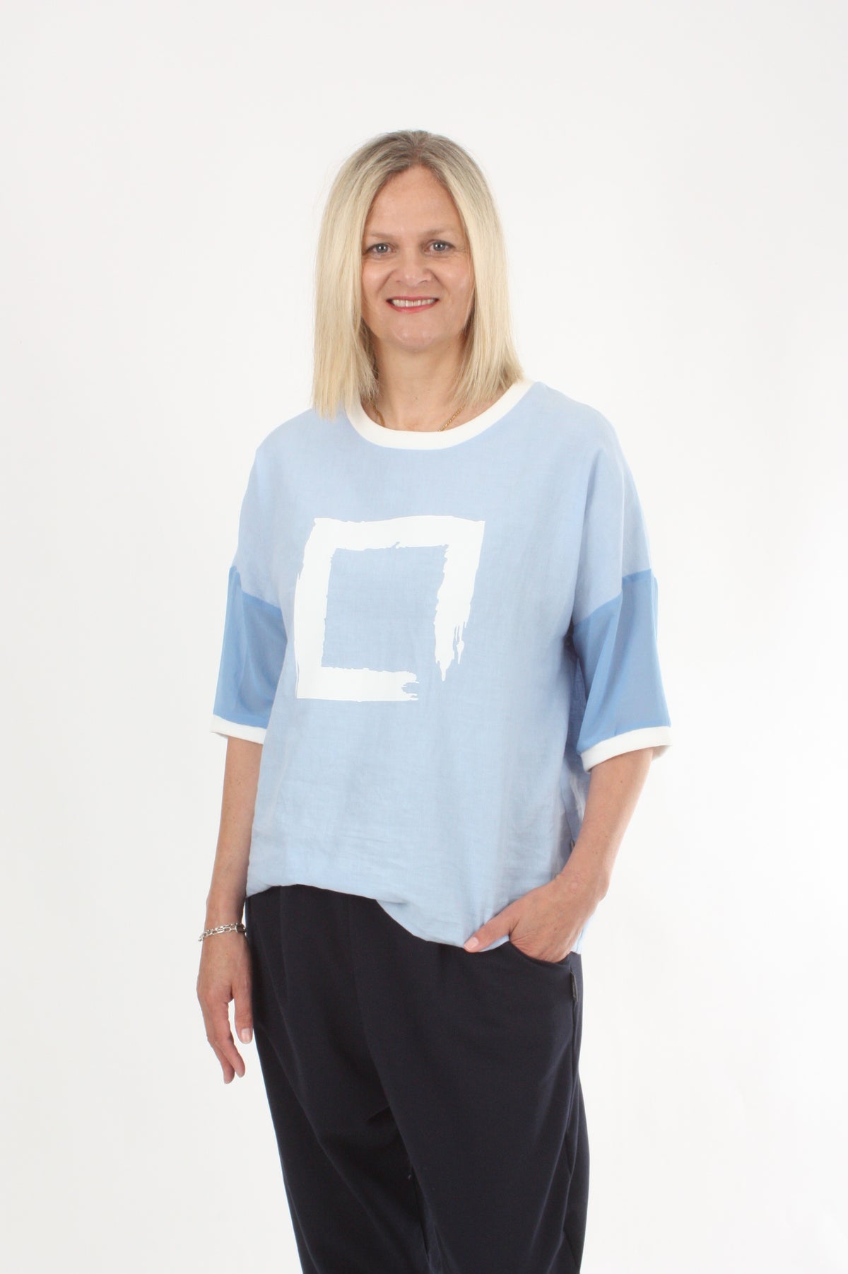 Florence Top - Blue