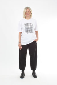 Tee Shirt - Grid Print