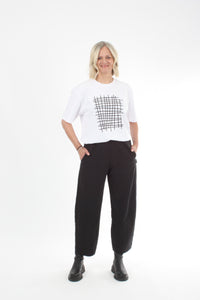 Tee Shirt - Grid Print