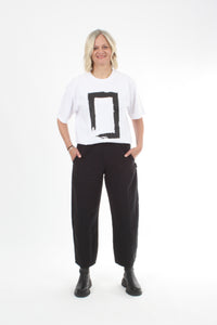 Tee Shirt - Rectangle Brush Print