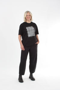 Tee Shirt - Grid Print