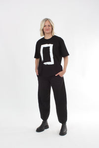 Tee Shirt - Rectangle Brush Print