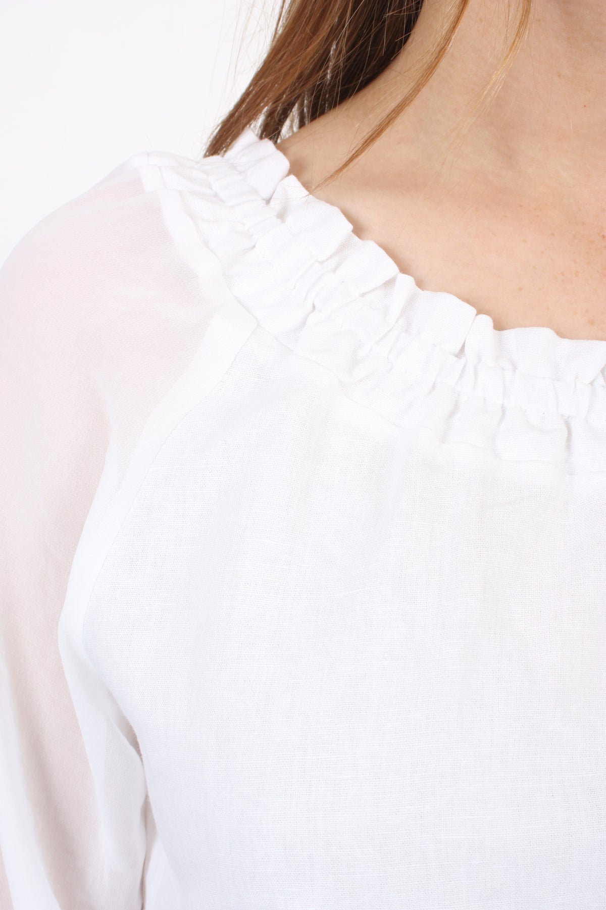 LuLu Top - White Long Sleeve