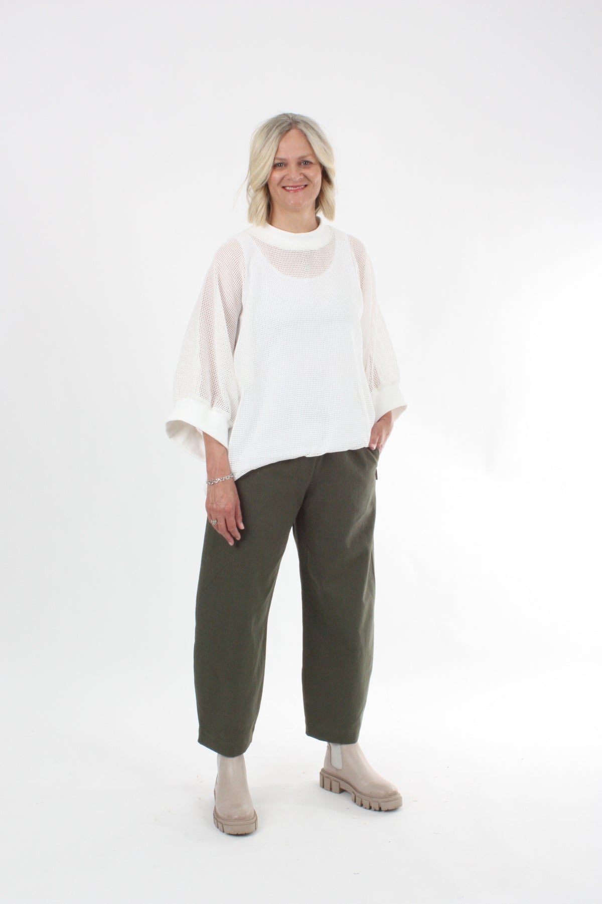 Jayne Pants - Khaki - Pre order