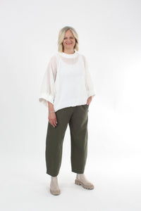 Jayne Pants - Khaki - Pre order
