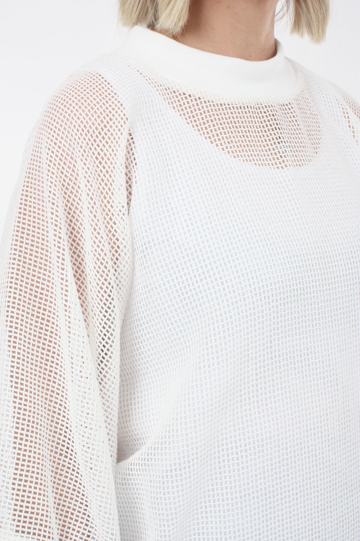 Sonia Top - White Mesh