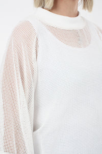 Sonia Top - White Mesh