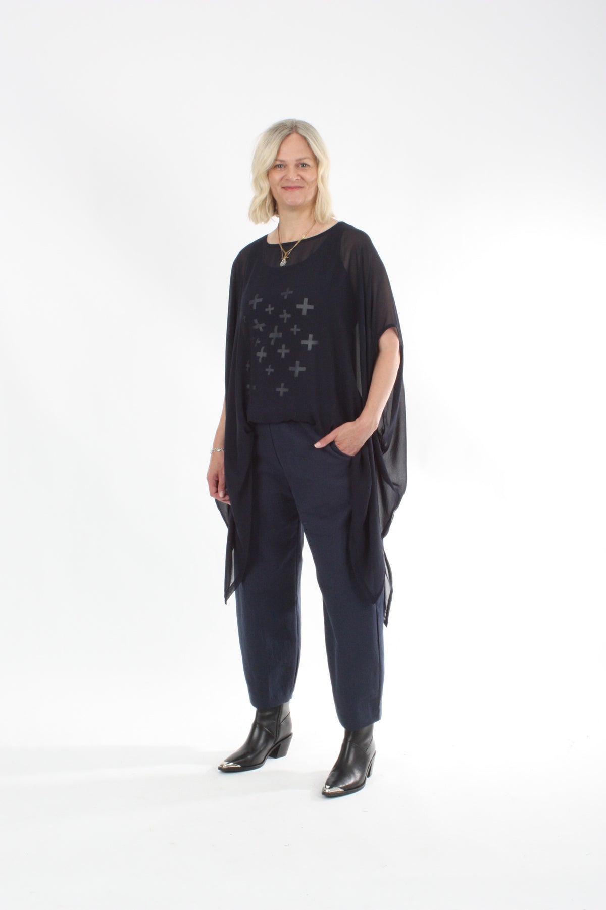 Jayne Pants - Navy - Pre Order