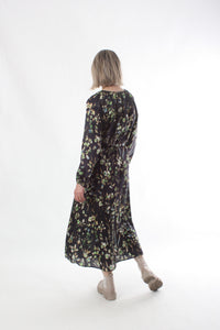 Jemima Dress - Navy Floral