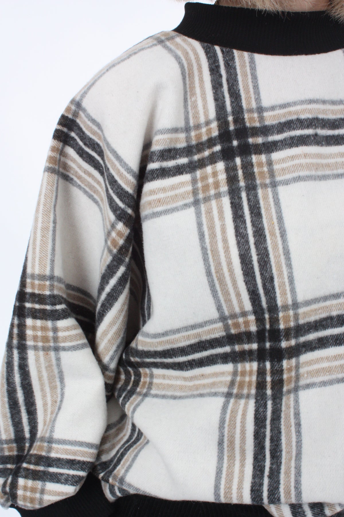 Sonia Top - Wool Check