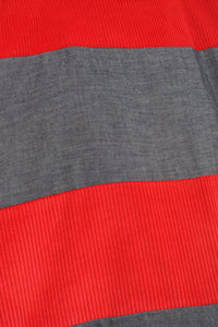 Sonia Top - Red Corduroy and Denim