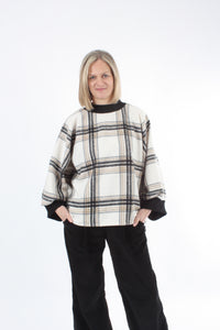 Sonia Top - Wool Check