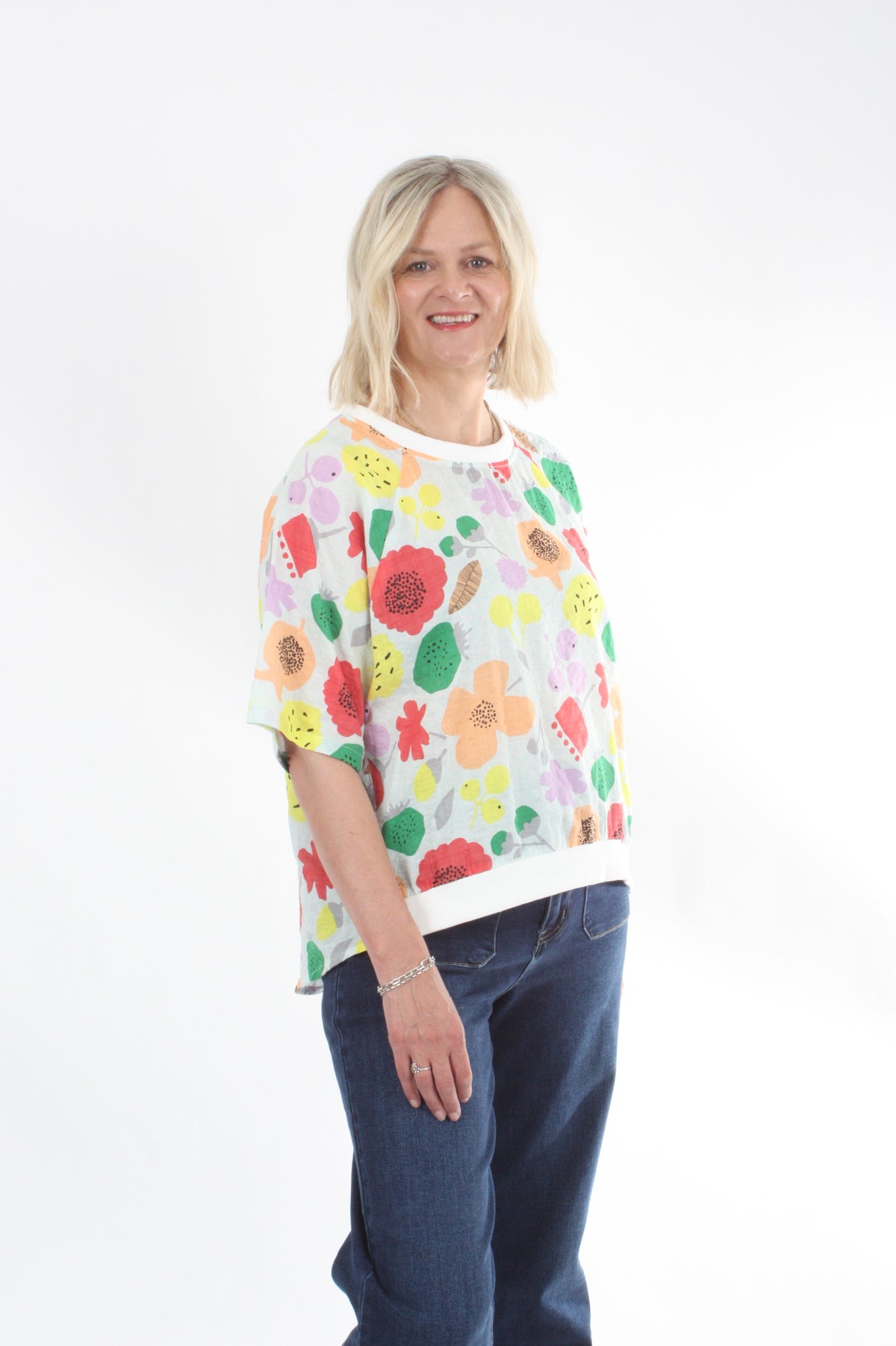 Harper Top - Floral - Short sleeve