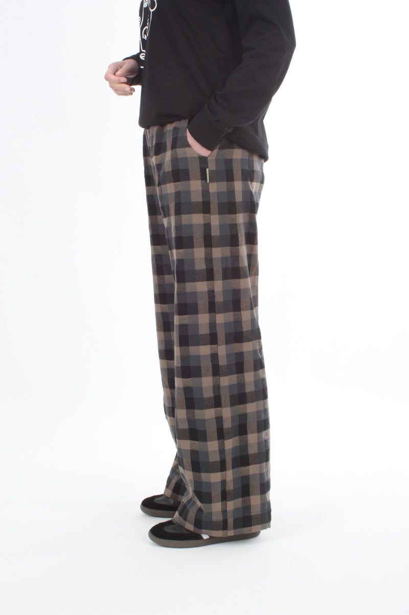 Lexi Pants - Black and Mocha check - Pre Order