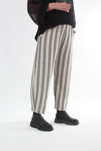 Jayne Pants - Black Natural Stripe