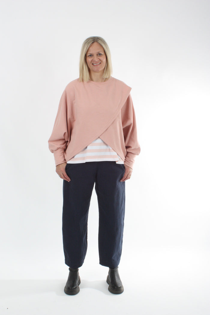 Cross Over Jumper - Pink