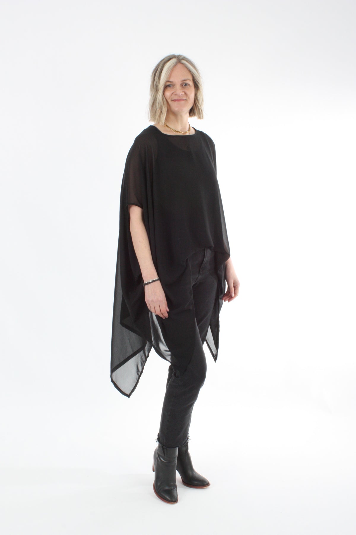 Drape Top - Black or Navy